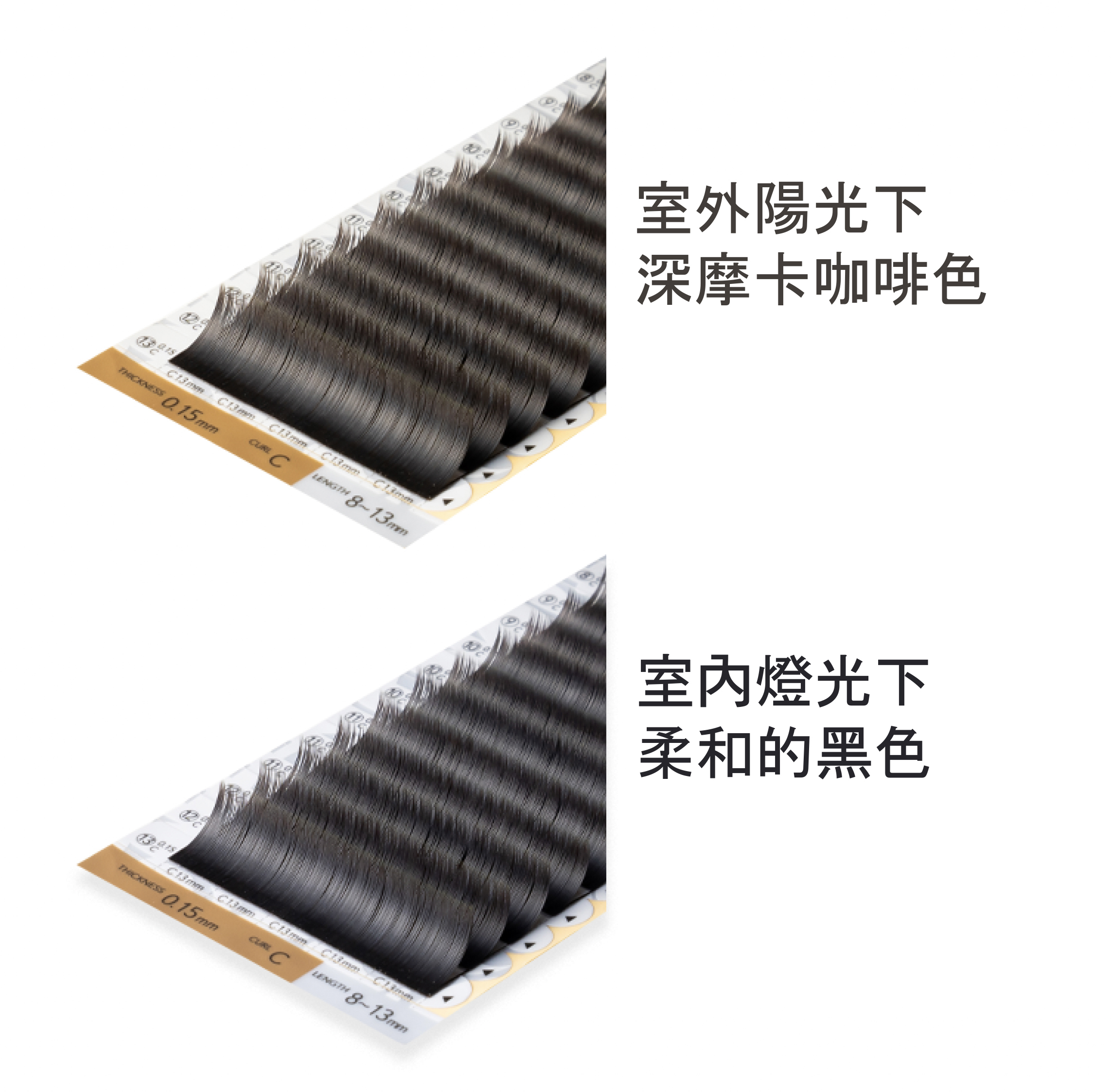 [Beauty Lash Japan] 日本 UP LASH 深摩卡色扁毛 -MIX綜合尺寸★《最新產品》